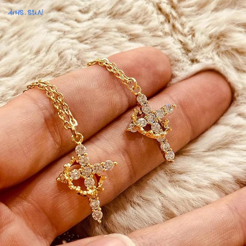 CrossCrown Necklace