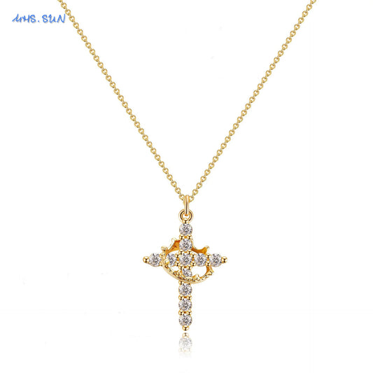 CrossCrown Necklace