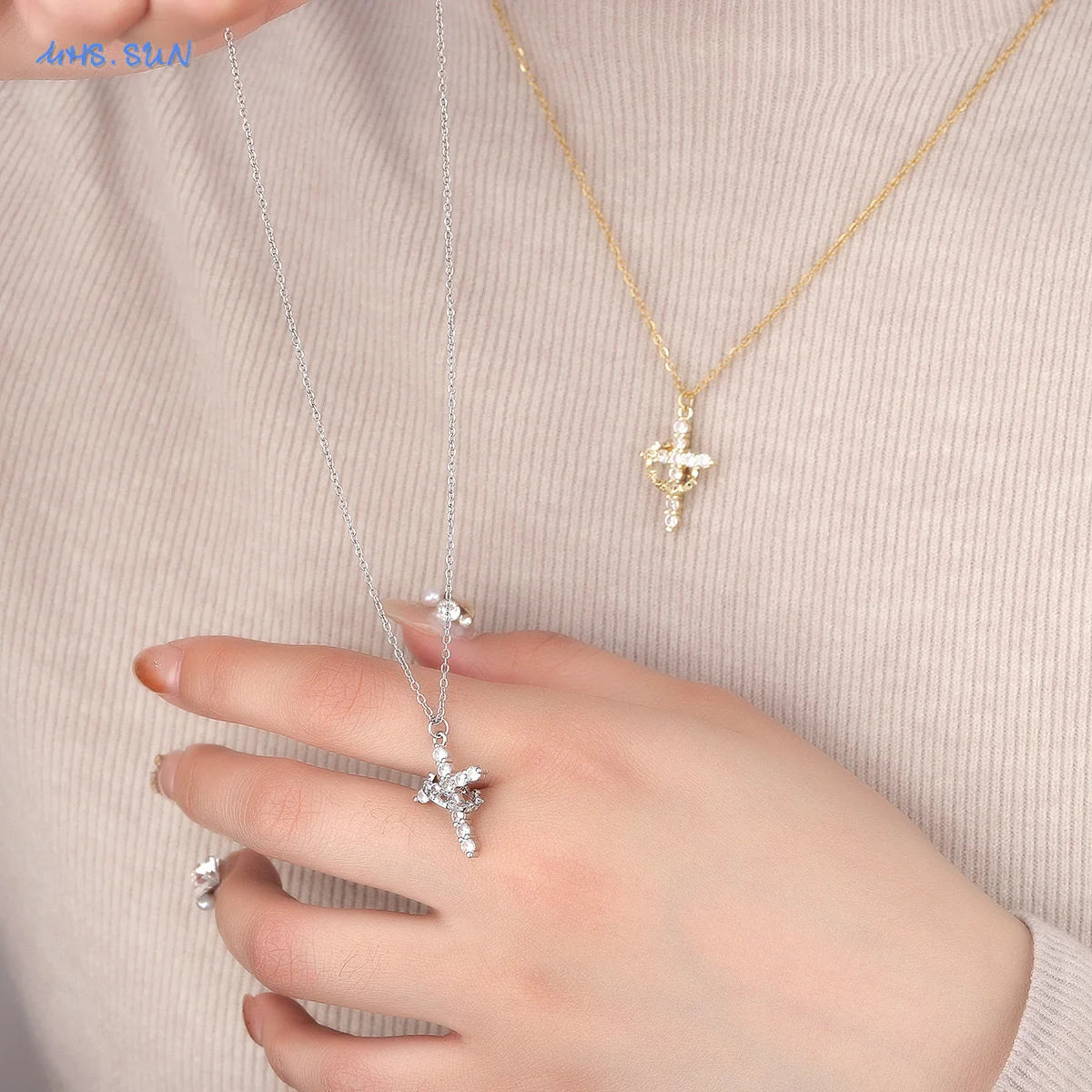 CrossCrown Necklace