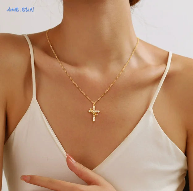 CrossCrown Necklace